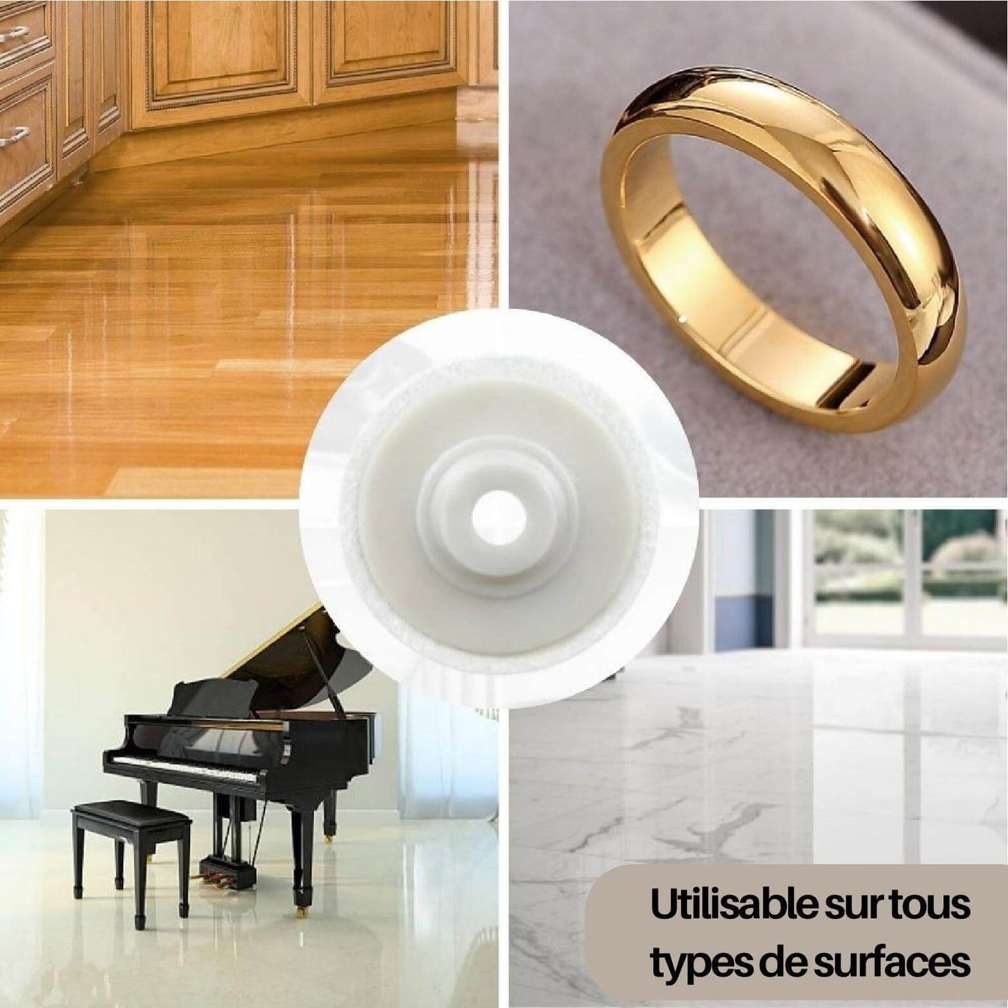 Provides a luxurious feel to every surface