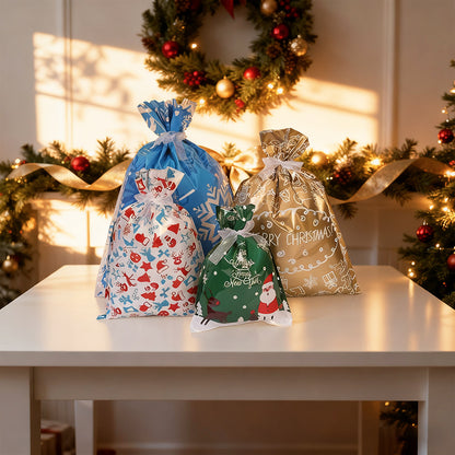 🎄30PCS Drawstring Christmas Gift Bags 🎅Christmas Early Bird Offer: 50% OFF!