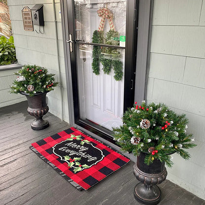 Last Day 60% Off🎉Pre-lit Artificial Christmas Tree Urn Filler