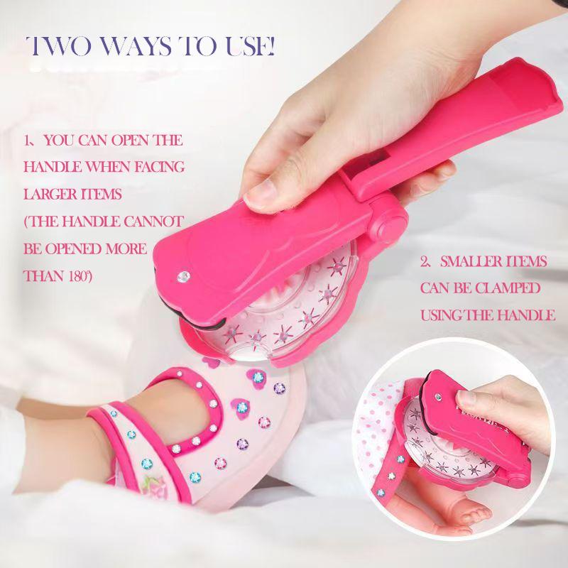 ✨Glitter Diamond Styling Tools Hair Gemstone Styling Set to light up girls' hair, clothes, accessories, No Heat Required Hair Styling Accessories