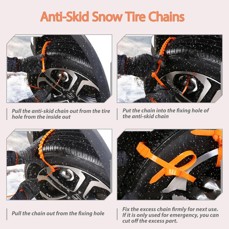 🔥Black Friday Special | Universal Anti-Skid Snow Tire Chains(10 PCS)