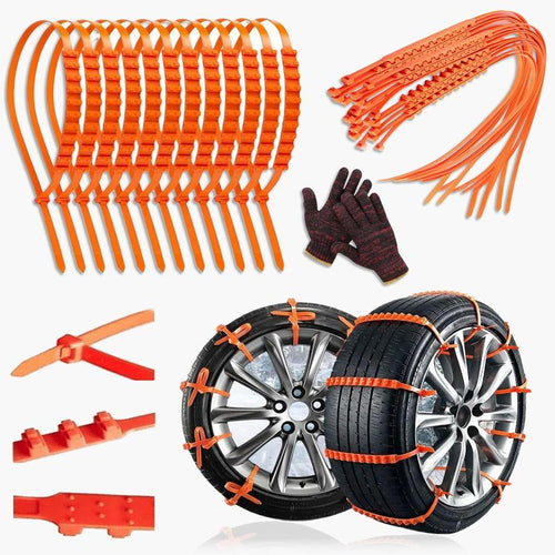 🔥Black Friday Special | Universal Anti-Skid Snow Tire Chains(10 PCS)